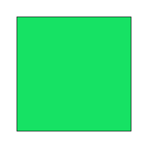 Imagem de um quadrado verde